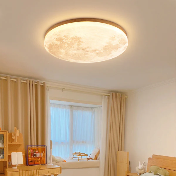 Nordycka Minimalistyczna Lampa Sufitowa LED Moon z Akrylu