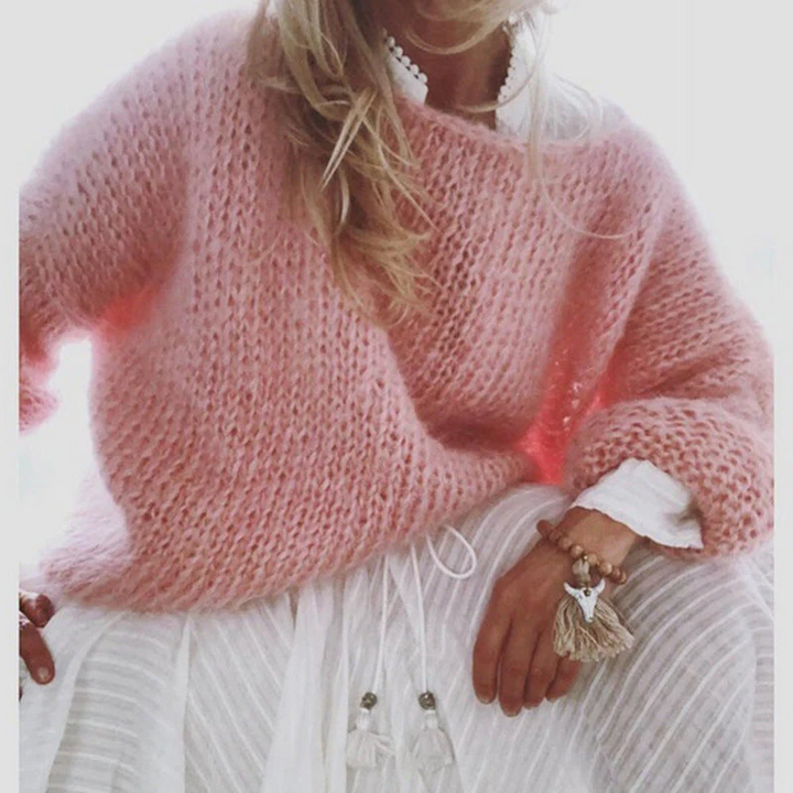 Stylowy sweter dzianinowy