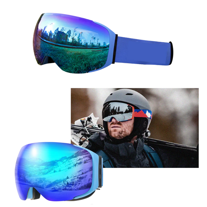 Gogle śnieżne z zestawem soczewek