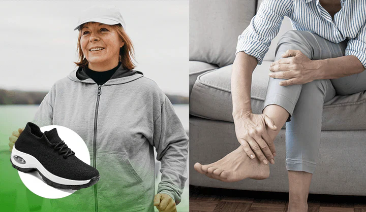Ortopedyczne Buty Damskie z Wsparciem Powietrznym dla Komfortu i Stabilności