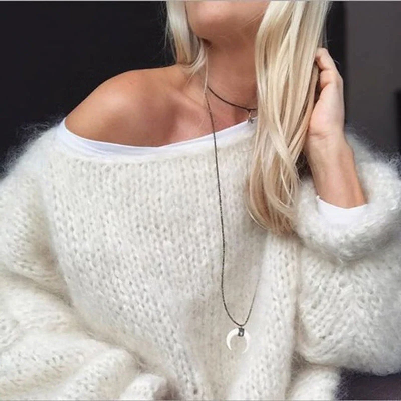 Stylowy sweter dzianinowy