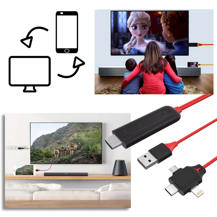 Kabel adaptera HMDI do telefonów i tabletów