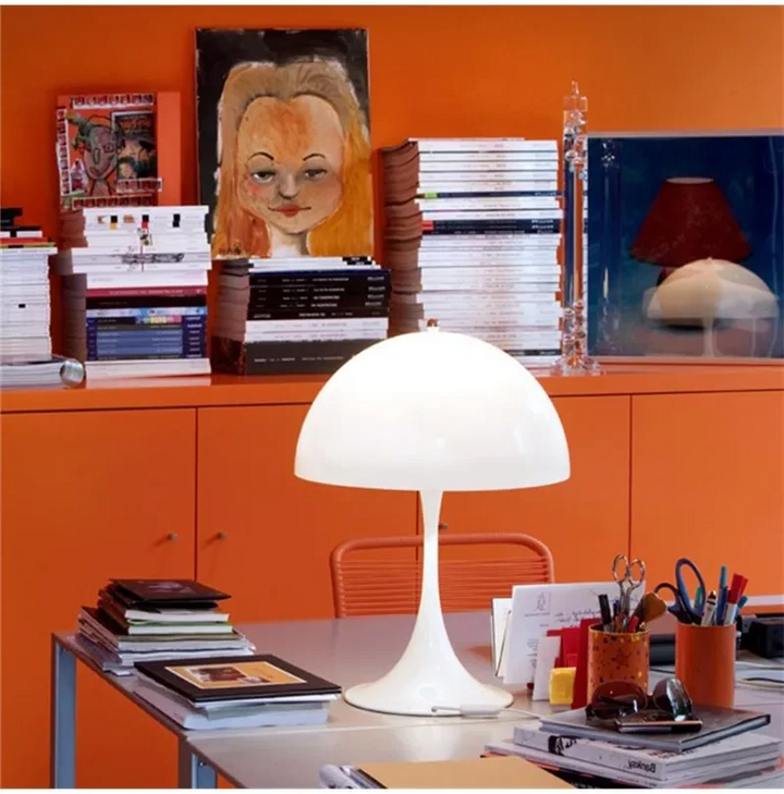 Retro Duńska Lampa Stołowa - Ikoniczny Design Grzyba dla Nowoczesnych Przestrzeni
