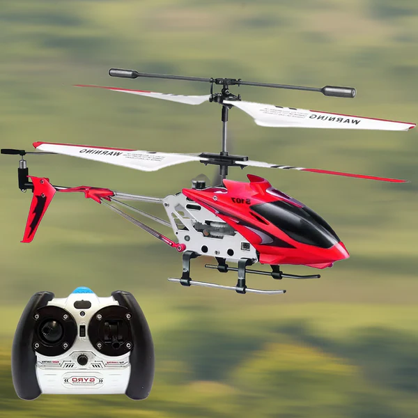 Czerwony Niezłomny Mini RC Helikopter z Gyro