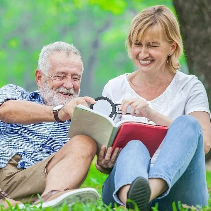 Lupa optyczna 30X ręczna dla seniorów do czytania