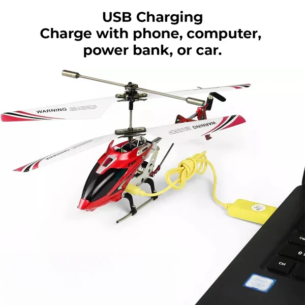 Czerwony Niezłomny Mini RC Helikopter z Gyro