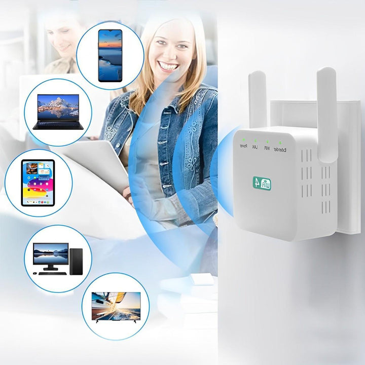 Mocny Repeater WiFi o Długim Zasięgu