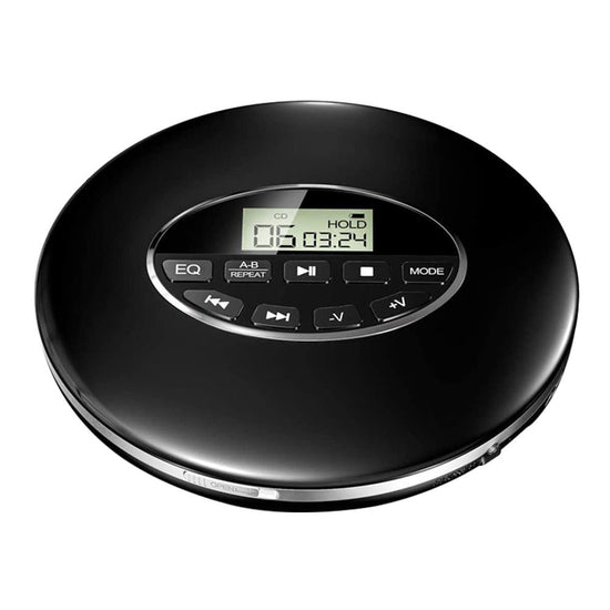 Mały przenośny odtwarzacz CD Walkman do samochodu