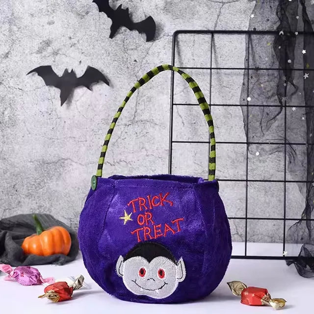 Torba na Halloween w kształcie dyni dla dzieci