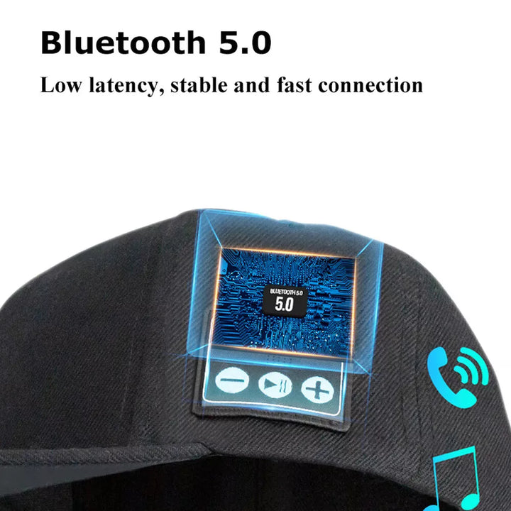 Czapka z Głośnikiem Bluetooth – Bezprzewodowa, Wodoodporna i Stylowa