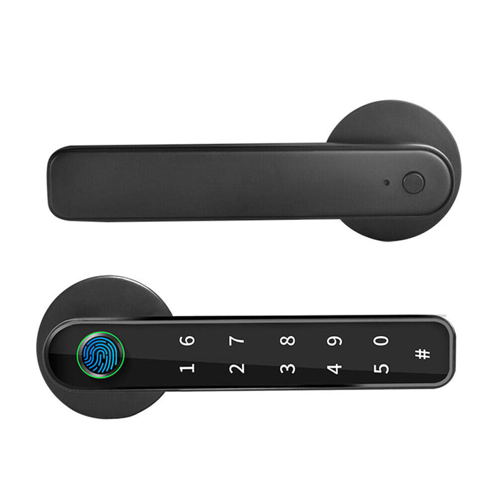 Inteligentny elektroniczny zamek do drzwi z kontrolą przez aplikację mobilną i odciskiem palca Bluetooth