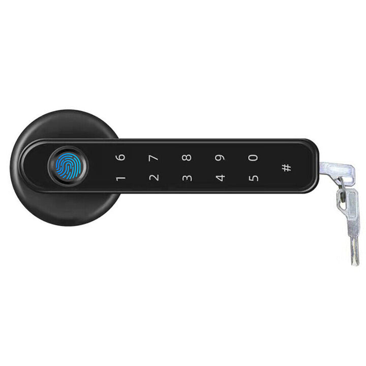 Inteligentny elektroniczny zamek do drzwi z kontrolą przez aplikację mobilną i odciskiem palca Bluetooth