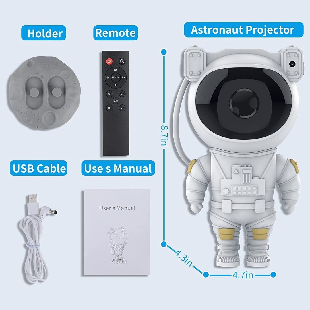 Projektor Astronauta Galaktyczne Gwiezdne Niebo Nocna Lampa