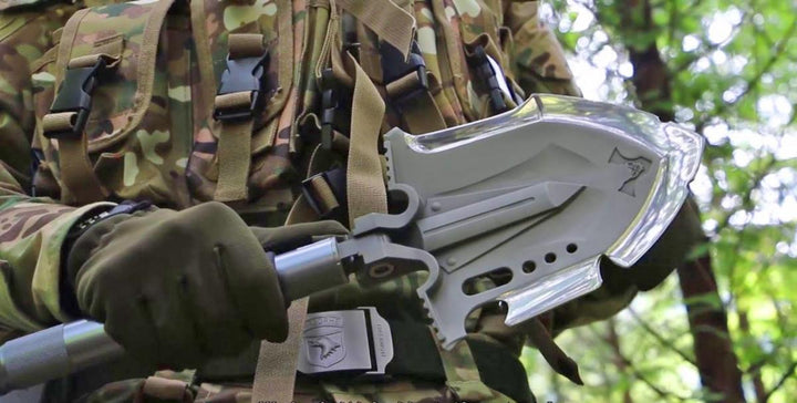 Niezniszczalna wielofunkcyjna łopata survivalowa