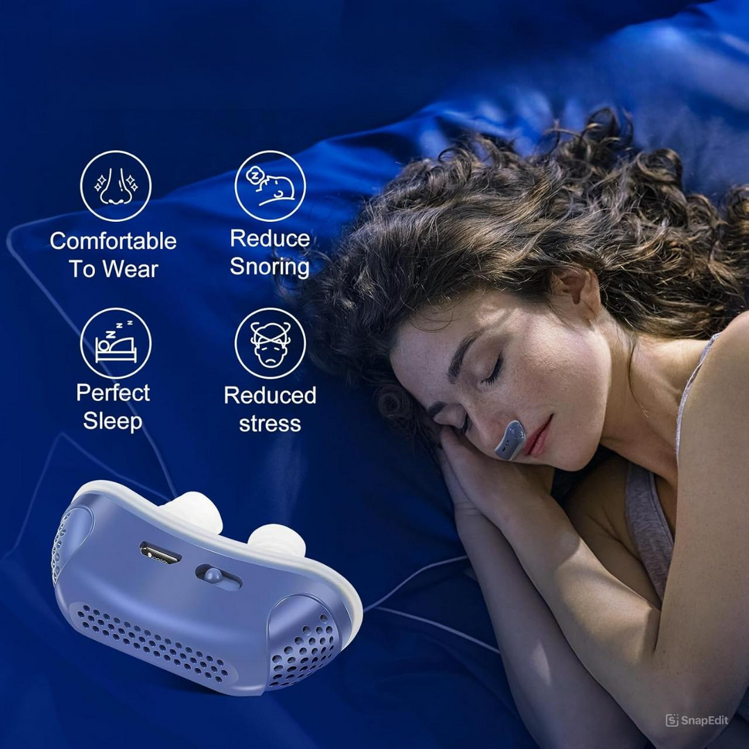 Mikro CPAP Maszyna do Leczenia Bezdechu Sennego na Podróże i Przeciw Chrapaniu - Alternatywa dla CPAP