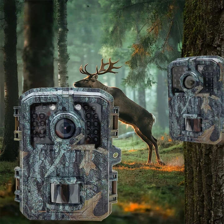 Mini kamera leśna 16MP z nocnym widzeniem i śledzeniem ruchu PIR