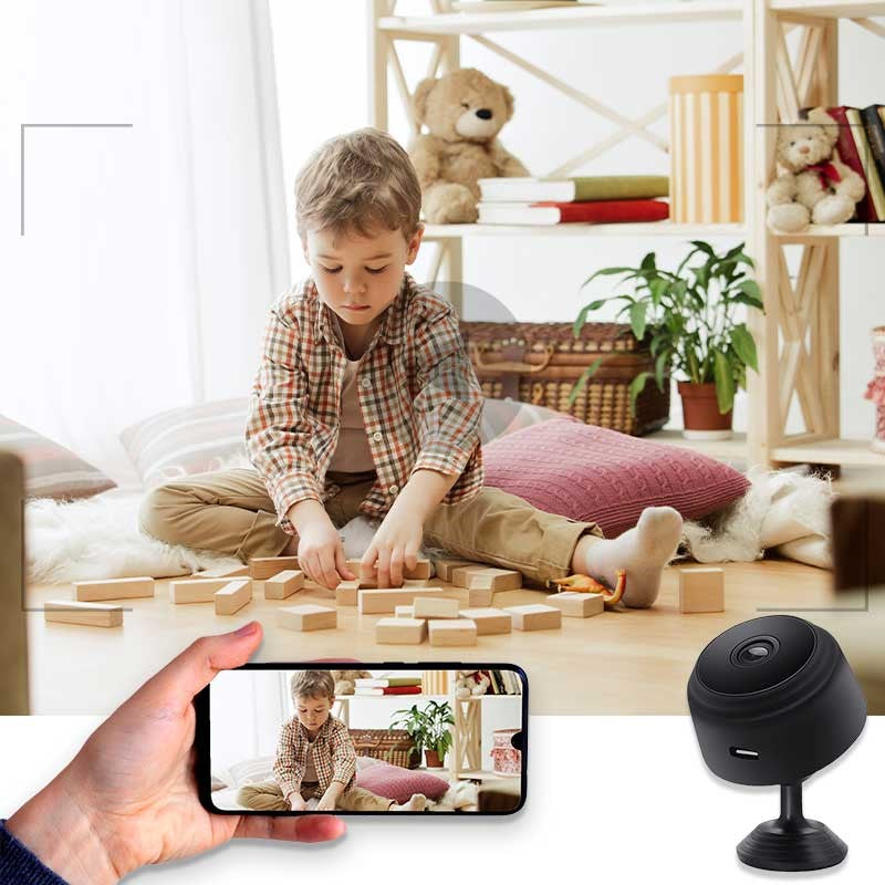 Mini Kamera WiFi HD 1080P Z Funkcją Nocnego Widzenia