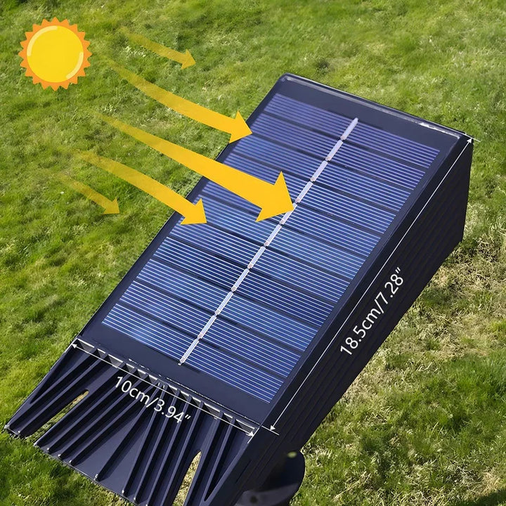 Wodoodporna LED Solarna Lampa Spot Multi-zoom Oświetlenie Krajobrazowe RGB