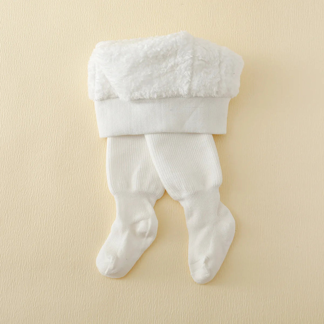 Legginsy dziecięce na zimę z fleecem
