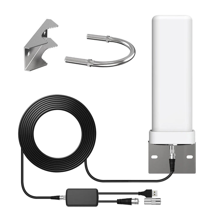 Antena Premium Extra Zasięg 360° 2025 HDTV Zewnętrzna Antena Wzmacniana Zasięg 460 Mil