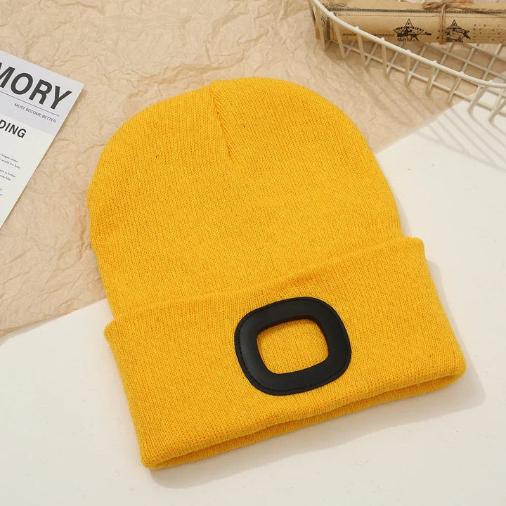 Czapka Beanie LED na Akumulator na Zimę